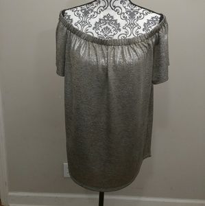 INC Shiny Off Shoulder Top